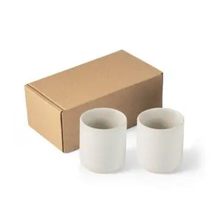 OWENS Keramikbecherset 280 ml - Pastellweiß, Stilvolle & Robuste Tassen für Kaffee & Tee TK Gruppe® Grosshandel 