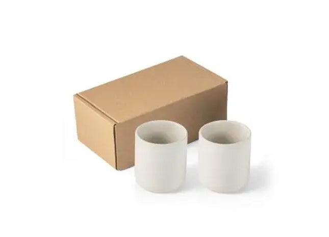 OWENS Keramikbecherset 280 ml - Pastellweiß, Stilvolle & Robuste Tassen für Kaffee & Tee TK Gruppe® Grosshandel 
