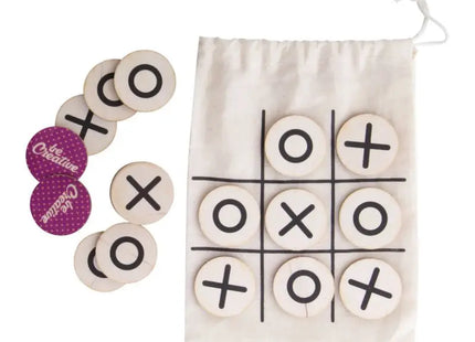 OXO Creative Natur-Tic-Tac-Toe, Öko-Freundliches Strategiespiel TK Gruppe® Grosshandel 