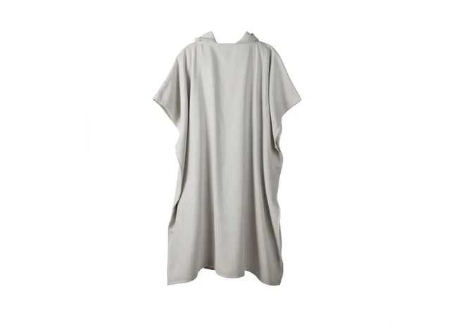 VINGA Tolo Hamam Frottee Strandponcho - Grau/Off-White: Weich, Saugfähig, Stilvoll TK Gruppe® Grosshandel 