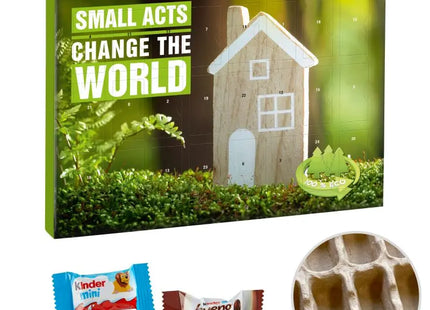 Öko-Adventskalender mit kinder Minis Mix, personalisierbar TK Gruppe® Grosshandel 