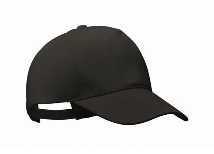 Öko BICCA Baseballkappe aus Biobaumwolle, Schwarz TK Gruppe® Grosshandel 