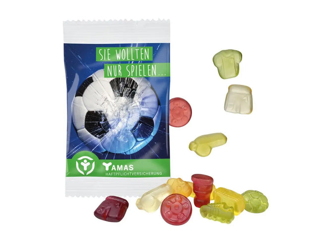 Öko-Fruchtgummi 15g – Süßer Genuss im umweltfreundlichen Tütchen TK Gruppe® Grosshandel 