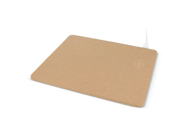 Öko-Mousepad mit Wireless Charger aus Recyclingpapier in Naturfarbe – Nachhaltig & Praktisch TK Gruppe® Grosshandel 