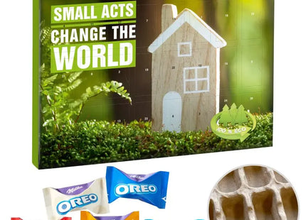 Öko-Premium-Adventskalender mit MilkaFavourites, personalisierbar TK Gruppe® Grosshandel 