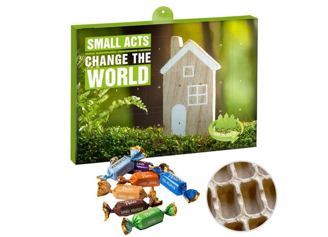 Öko-Premium-Adventskalender mit merci Petits, personalisierbar TK Gruppe® Grosshandel 