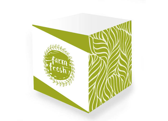 Öko-Recycling Notizquader 98x98x98 mm, Umweltfreundlicher Memo-Würfel TK Gruppe® Grosshandel 