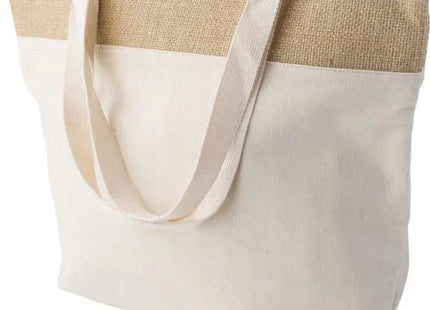 Öko-freundliche Randy Jute Kühltasche - Perfekt für Picknicks & Ausflüge TK Gruppe® Grosshandel 