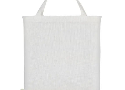 Öko-freundliche Weiße Recycling-Tasche mit Zwei Kurzen Henkeln - Stilvoll & Praktisch TK Gruppe® Grosshandel 