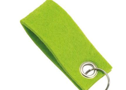 Öko-freundlicher Filz Schlüsselhalter, Umweltfreundlich - Leuchtend Grün TK Gruppe® Grosshandel 