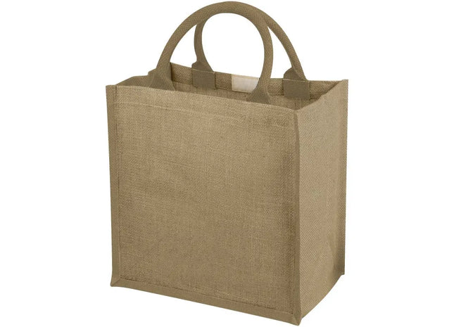 Ökologische Chennai Jute Tragetasche 16L in Naturfarben TK Gruppe® Grosshandel 