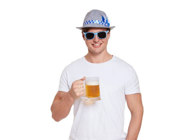 Oktoberfest-Bierregal-Set, 2-teilig, traditionell, Bierglas-Set, ideal für Festivals TK Gruppe® Grosshandel 