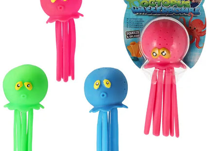 Oktopus Wasserbomben, 3er Set, Durchmesser 7 cm – Perfekt für Wasserspiele TK Gruppe® Grosshandel 