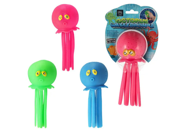 Oktopus Wasserbomben, 3er Set, Durchmesser 7 cm – Perfekt für Wasserspiele TK Gruppe® Grosshandel 