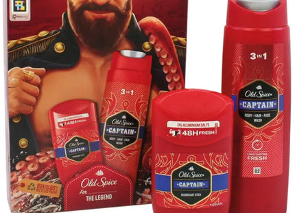 Old Spice GP Dark Captain Deo-Stick 50 ml & Duschgel Set - Männliche Pflege TK Gruppe® Grosshandel 