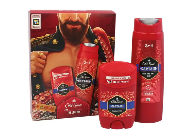 Old Spice GP Dark Captain Deo-Stick 50 ml & Duschgel Set - Männliche Pflege TK Gruppe® Grosshandel 