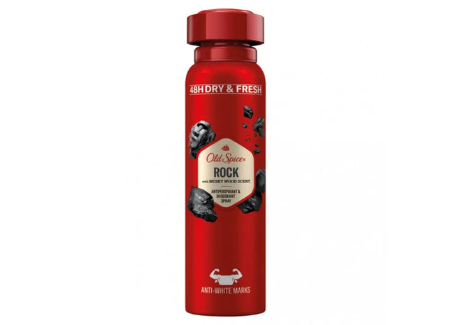 Old Spice Rock Deodorant Spray, 150ml - Powerful Freshness and All-Day Protection TK Gruppe® Grosshandel 