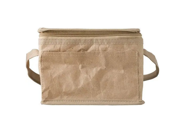 Ollie Paper Woven Cooler - Braun: Stilvoll, Nachhaltig, Praktisch - Perfekt für Unterwegs TK Gruppe® Grosshandel 