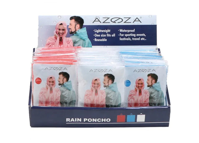 On-The-Move Rain Poncho - One-Size-Fits-All Solution for Wet Weather TK Gruppe® Grosshandel 