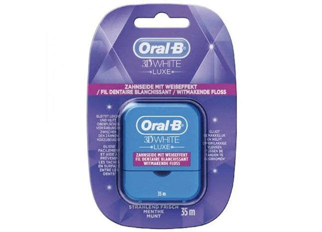 Oral B 3D White Mint Zahnseide 25m - Frischer Atem & Zahnaufhellung TK Gruppe® Grosshandel 