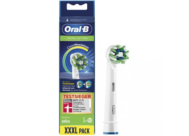 Oral B Cross Action Bürstenköpfe, 10er-Pack – Tiefenreinigung & Plaque-Entfernung TK Gruppe® Grosshandel 