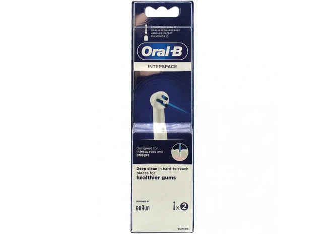 Oral B Interspace Bürstenköpfe, Zweierpack - Tiefenreinigungszubehör TK Gruppe® Grosshandel 