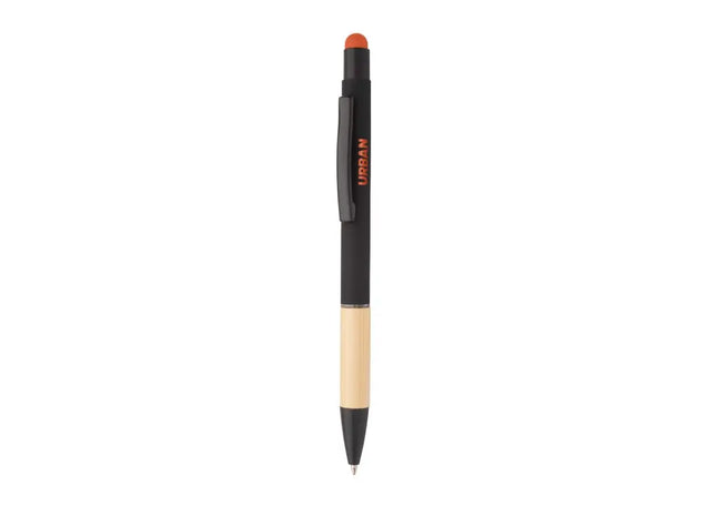 Orange-Schwarz Boorly Touchpen & Kugelschreiber Präzisions-Stylus & Geschmeidiger Schreibstift TK Gruppe® Grosshandel 