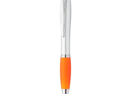 Orange-Silber Tumpy Stylus mit Kugelschreiber - Premium Touchpen für präzises Schreiben und Navigation TK Gruppe® Grosshandel 