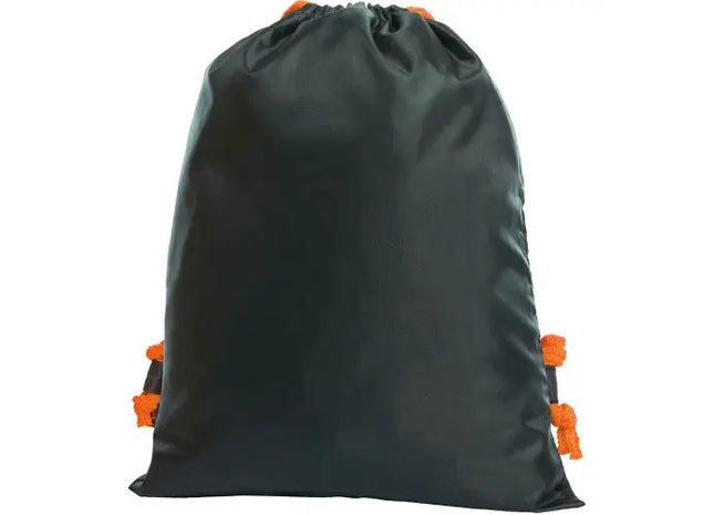 Orangener Zugbeutel FLASH - Leuchtender Beutel für Sport und Freizeit TK Gruppe® Grosshandel 