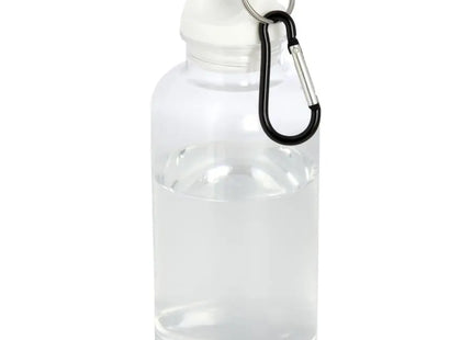 Oregon 400ml RCS-zertifizierte Trinkflasche aus recyceltem Kunststoff mit Karabiner - Weiß TK Gruppe® Grosshandel 