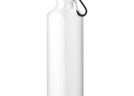 Oregon 770ml RCS-zertifizierte Trinkflasche aus recyceltem Aluminium mit Karabinerhaken - Weiß TK Gruppe® Grosshandel 