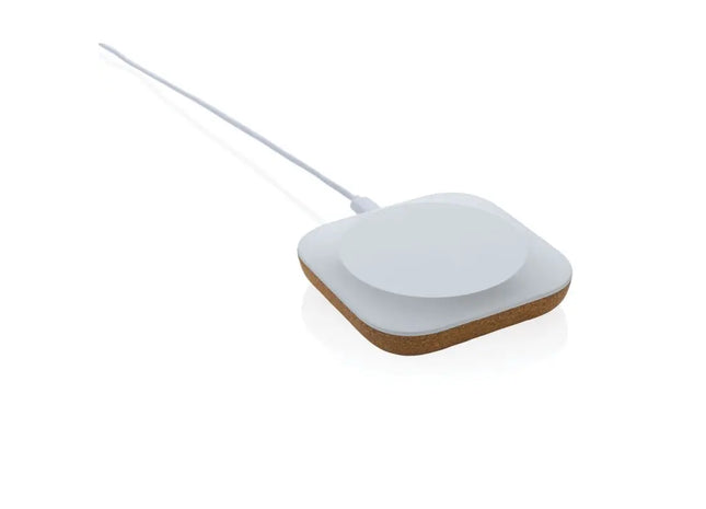 Oregon Kabelloses Ladegerät aus recyceltem Kunststoff & Kork - Braun TK Gruppe® Grosshandel 