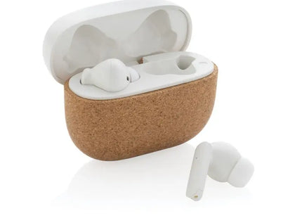 Oregon TWS Eco-Kopfhörer aus RCS-Kork & Recyceltem Kunststoff - Braun TK Gruppe® Grosshandel 