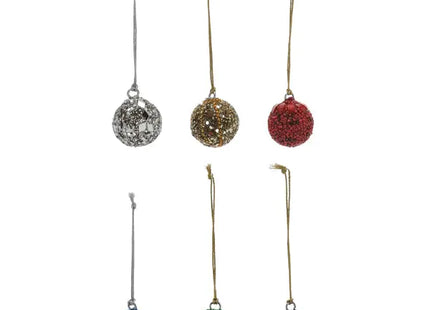 Orientalisches Set Kleine Hängekugeln, 6 Stück, 4cm TK Gruppe® Grosshandel 