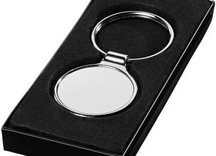 Orlene Circular Keychain - Silver - Stylish and Practical Key Accessory TK Gruppe® Grosshandel 