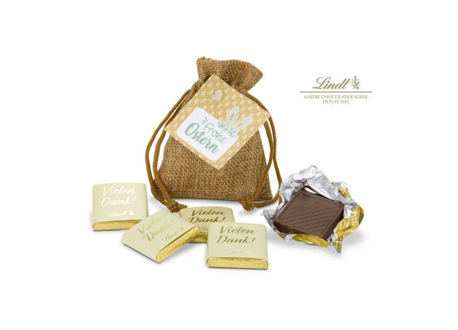 Oster-Dankeschön: Geschenkset im Säckchen mit festlichen Grüßen TK Gruppe® Grosshandel 