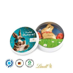 Osterdose gefüllt mit Lindt Schokoladenmischung – Exklusives Osterpräsent TK Gruppe® Grosshandel 