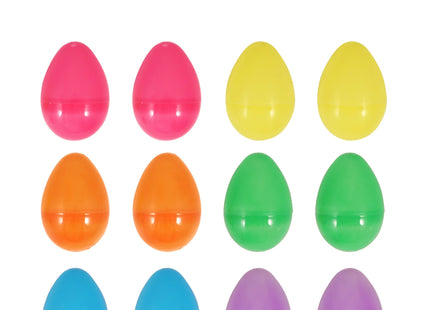 Osterei-Kapseln 6 cm – 6 verschiedene Farben, festliches Überraschungsspielzeug TK Gruppe® Grosshandel 