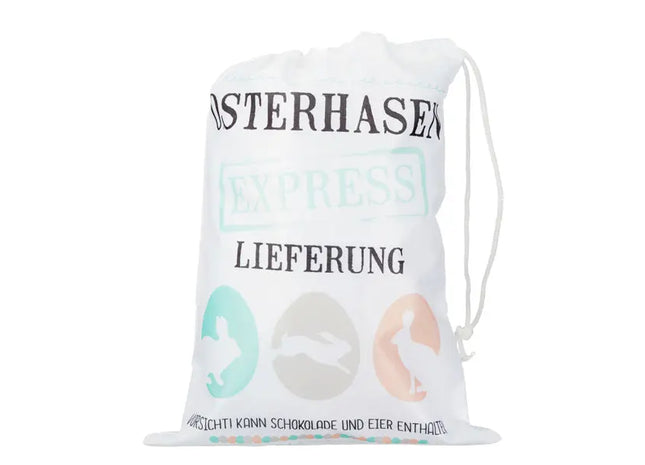 Osterhasen Express Beutel – Süßes Design, 22x30cm, Ideal für Ostereiersuche TK Gruppe® Grosshandel 