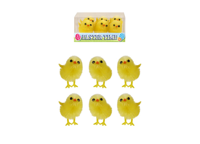 Osterküken, Gelb, 3,5 cm - Dekorative Frühlingsfigurationen TK Gruppe® Grosshandel 