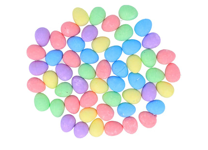 Osterset Schaumstoffeier 2 cm x 1,5 cm – 5 verschiedene Pastellfarben, Bastelzubehör für den Frühling TK Gruppe® Grosshandel 