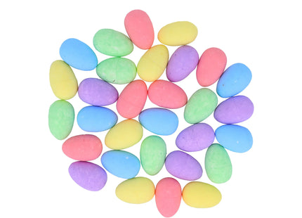 Osterset Schaumstoffeier 3 cm x 2 cm – 5 verschiedene Pastellfarben, Bastelmaterialien für den Frühling TK Gruppe® Grosshandel 