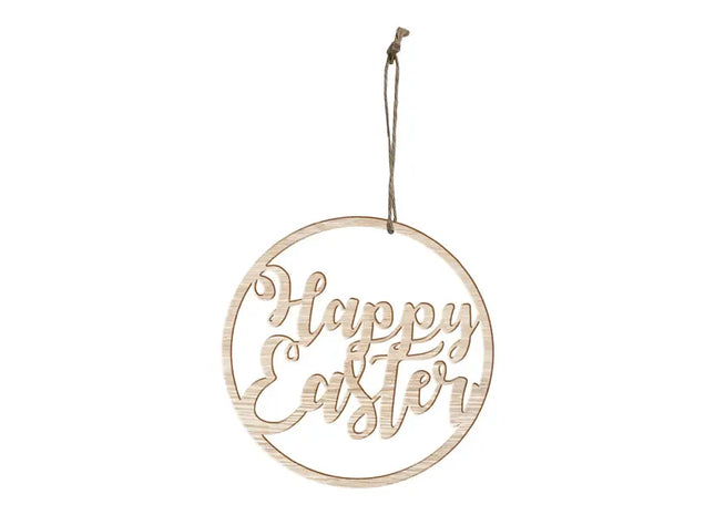 Osterthemen Holzreif, dekorativ, ca. 14cmD TK Gruppe® Grosshandel 