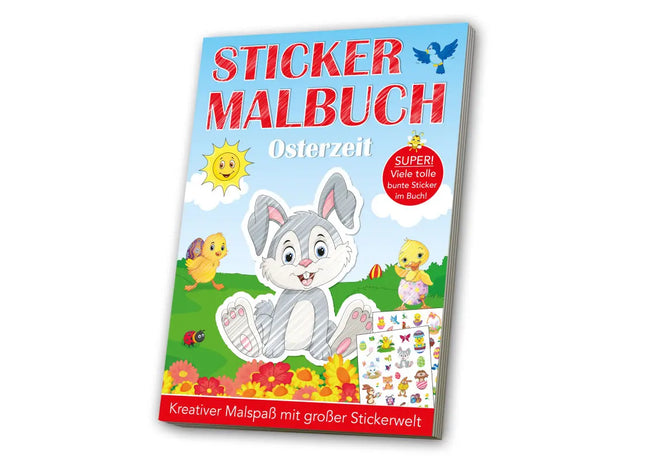 Osterzeit Sticker Malbuch – Kreativer Spaß für Kinder TK Gruppe® Grosshandel 