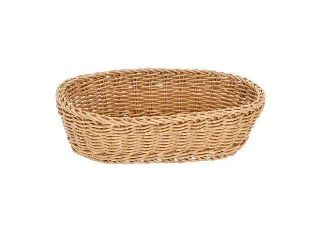 Ovaler Geflochtener Korb, 27 cm Breite, Vielseitig Einsetzbar TK Gruppe® Grosshandel 