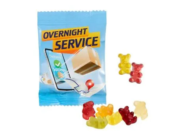 Overnight Fruchtgummi – Schnelle Lieferung, inklusive Druck TK Gruppe® Grosshandel 