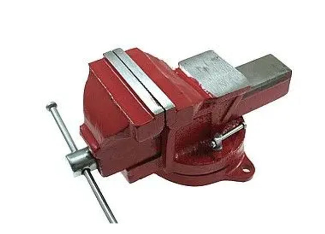 PARALLEL SCHRAUBSTOCK DREHB.SCHWER: Robuster Schwerlast-Dreh-Parallel Schraubstock | Profi Werkbank-Spanner mit Schwenkbacken | Präzise Klemmvorrichtung für Holzarbeiten TK Gruppe® Grosshandel 