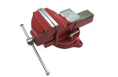 PARALLEL SCHRAUBSTOCK DREHB.: Robuster Parallel Schraubstock mit Drehbacken | Profi Werkbank-Spanner mit Schwenkbacken | Präzise Klemmvorrichtung für Holzarbeiten TK Gruppe® Grosshandel 