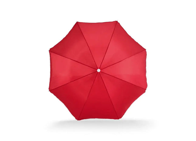 PARANA Sonnenschirm mit Silberfutter aus 210T in Rot – UV-resistent & Stabil TK Gruppe® Grosshandel 