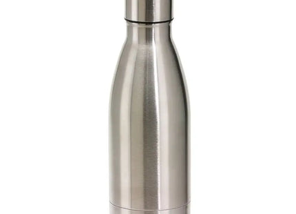 PARKY Edle Trinkflasche in Silber - Modern und Funktional TK Gruppe® Grosshandel 